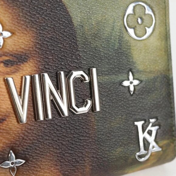 LOUIS VUITTON Masters Collection Da Vinci Zippy Wallet Green M64606 Auth 1 - Picture 13 of 16